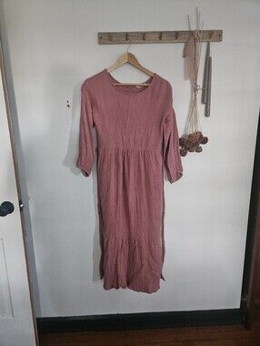 Little Cottonwood Lily Dress In Mauve
